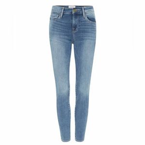 FRAME DENIM Le Skinny De Jeanne Sanded Seam Jeans